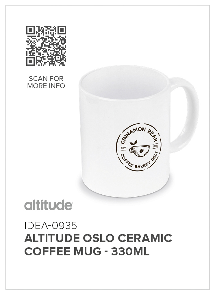 Altitude Oslo Ceramic Coffee Mug - 330ml CATALOGUE_IMAGE